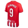 Atlético Madrid Memphis 9 Domácí 2023-24 - Fotbalové Dresy (S/S)